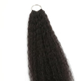 20" Kinky Straight Feather Crochet