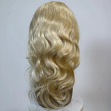 Blonde Body Wave Mono Lace Front PU Medical Wig
