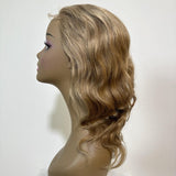 Body Wave Silicone Skin Medical Wig