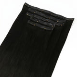 Jet Black Invisible Clip-ins