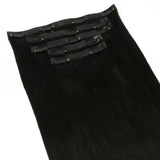 Jet Black Invisible Clip-ins