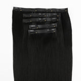 Jet Black Seamless Clip-ins