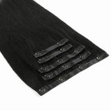 Jet Black Seamless Clip-ins