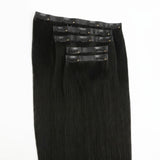 Jet Black Seamless Clip-ins