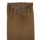 Medium Chestnut Brown Seamless Clip-ins
