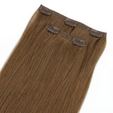 Medium Chestnut Brown Seamless Clip-ins