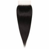 Straight 5x5 Transparent Lace Closure